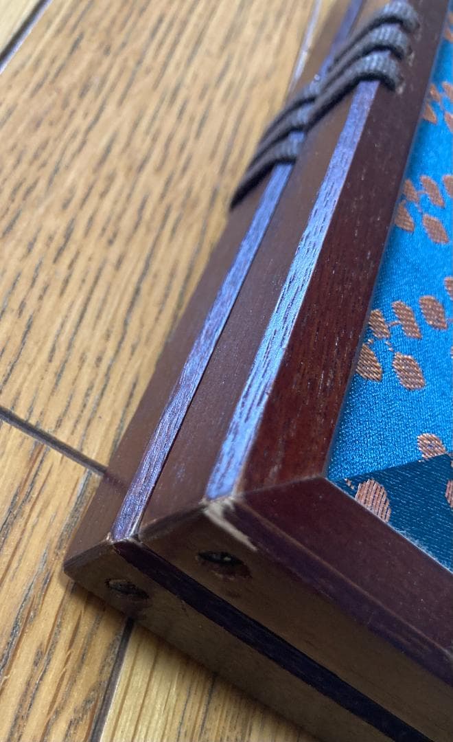 茶道具 桑枠 風炉先屏風 利休梅 裏遠山 両面使い