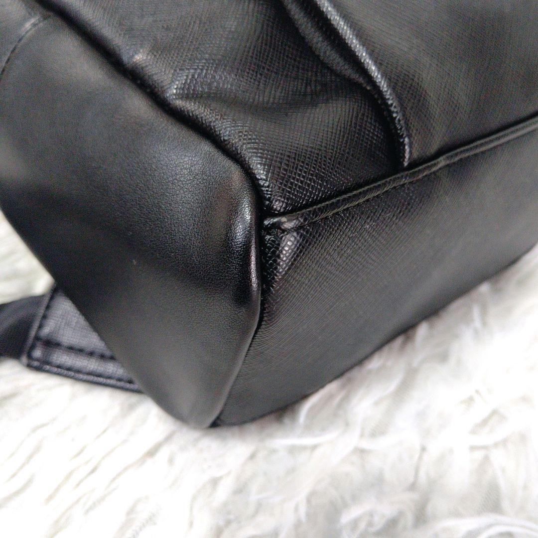 美品 ✨️ TAKEO KIKUCHI ビジネスリュック PVC 黒