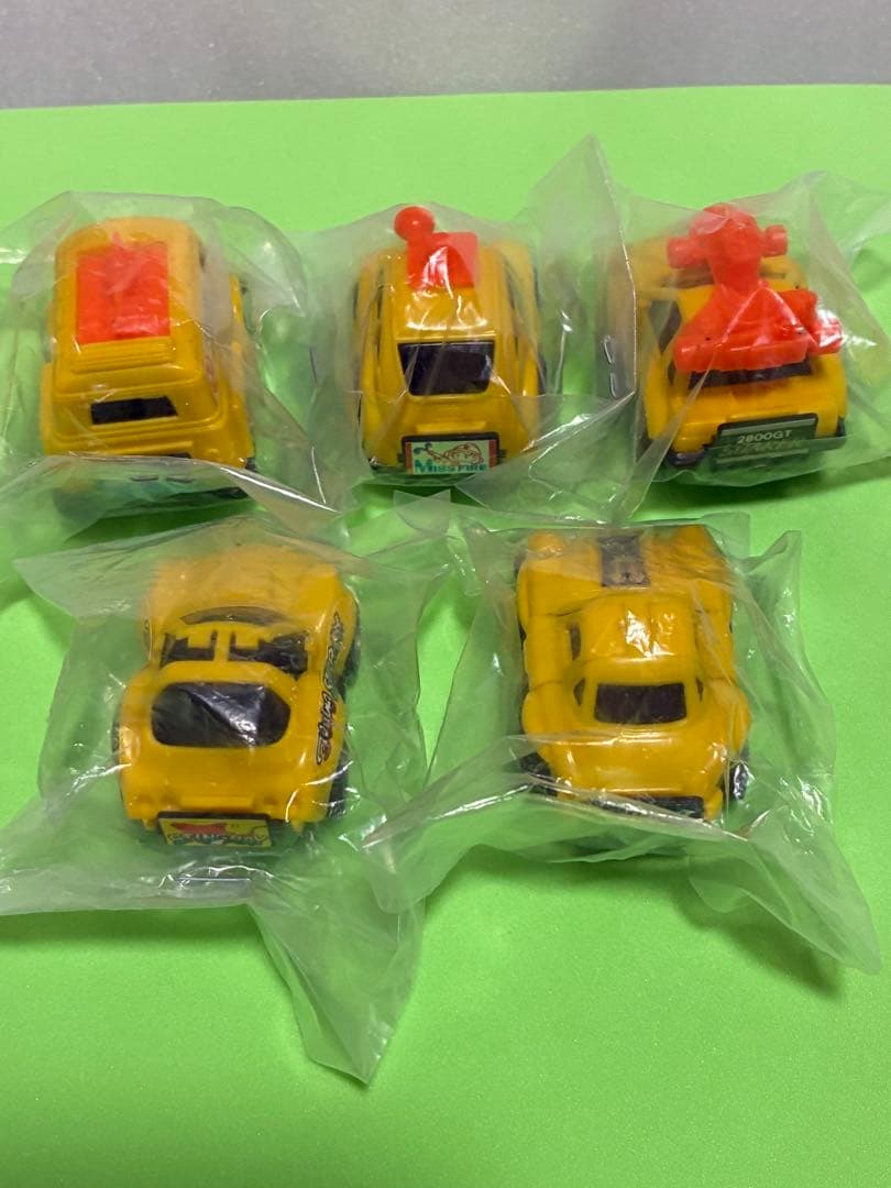 チョロQ、5台セット・黄色