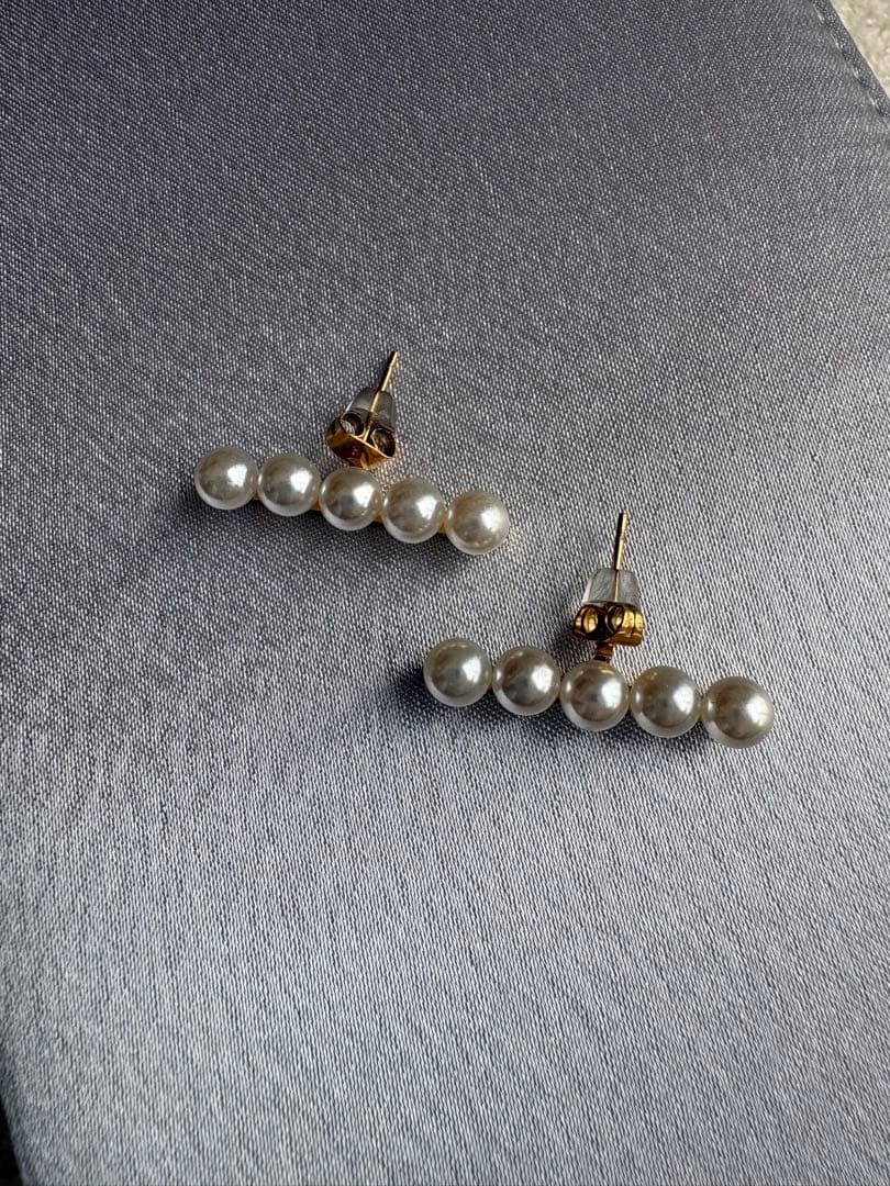 Leja 花柄　刺繍　シースルー　フォーマルドレス　パーティドレス　パールピアス