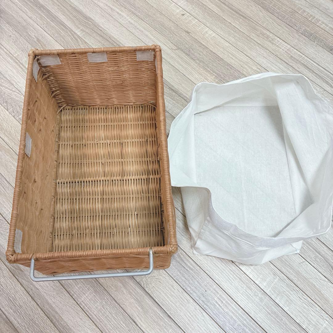 ◇ベルメゾン◇ランドリーチェスト◇ラタン収納◇