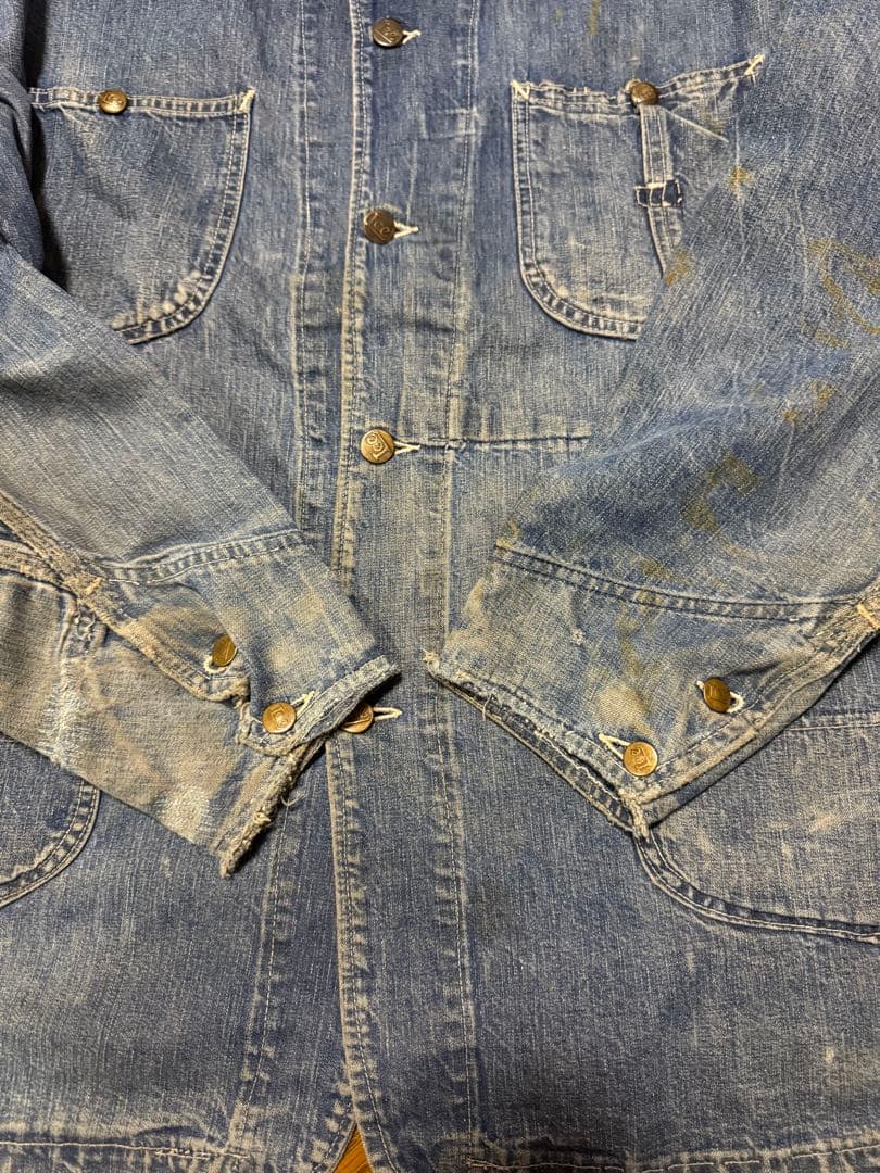 入*ば様 Lee デニムカバーオール　ビンテージ　91-j ロングL