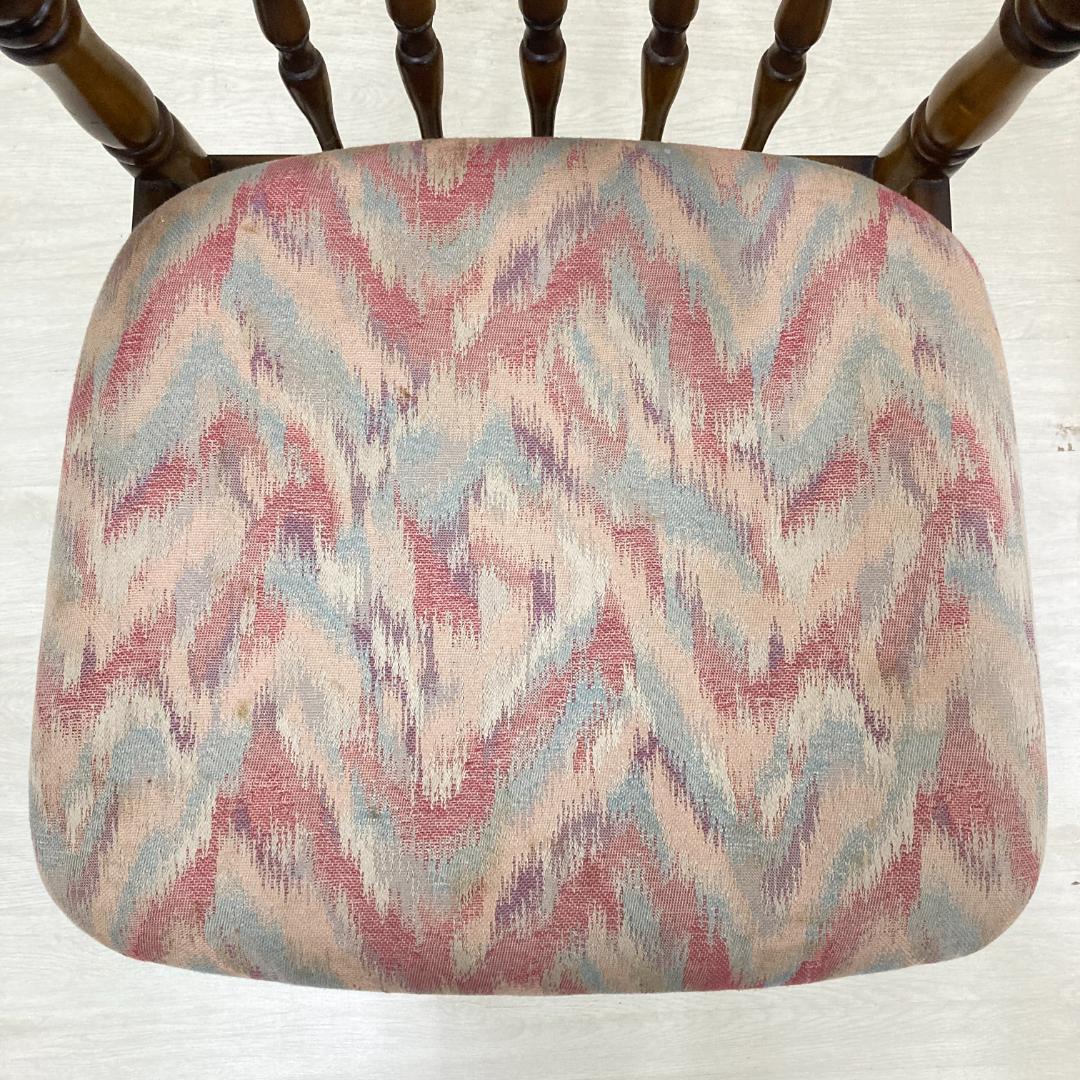 【カリモク】コロニアル　ダイニングチェア　椅子 レトロ