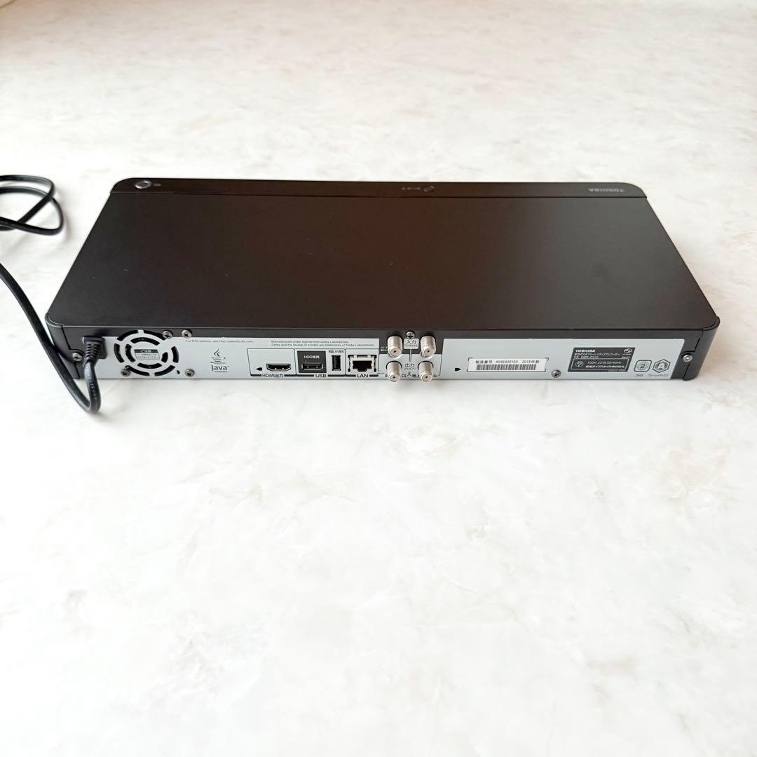 東芝 REGZA ブルーレイレコーダー DBR‑Z510／500GB／初期化済