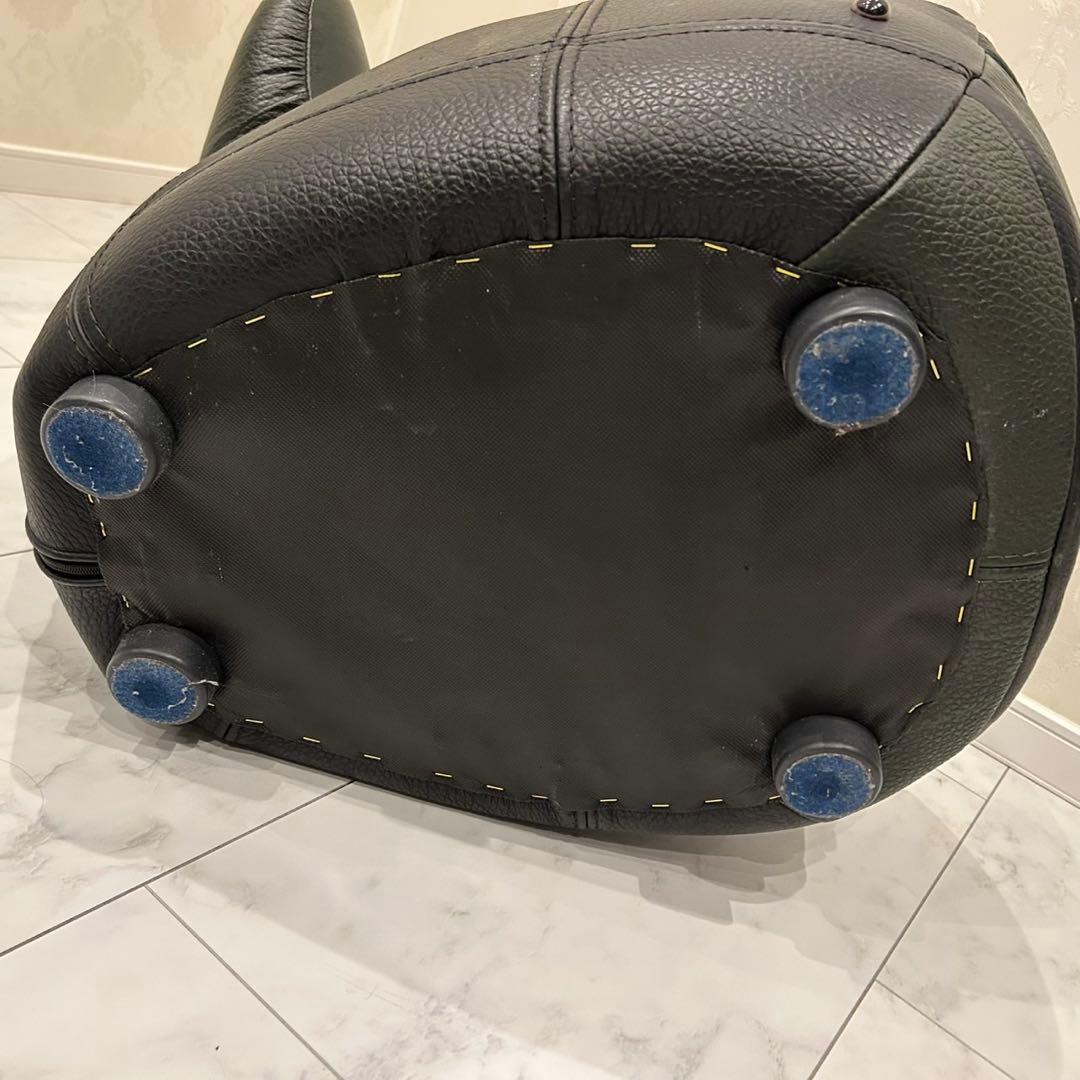 総本革　アニマルスツール　クジラ　ホエール　オットマン　椅子　キッズ　バイカラー