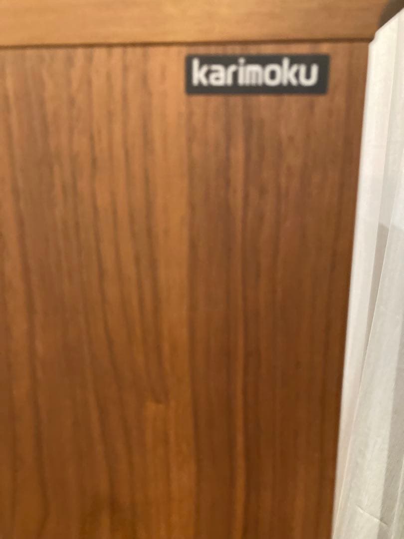 なるほど様カリモクサイドボード 横68.5 奥行45高さ110 ウォールナット