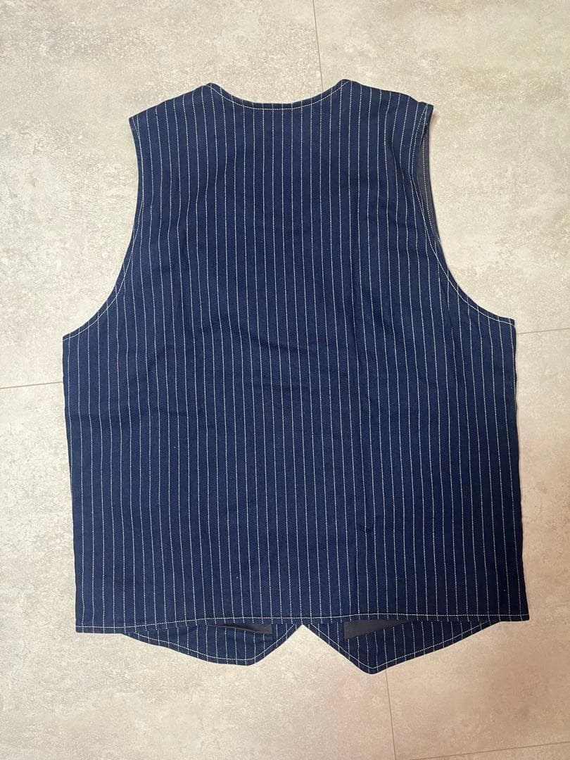PHERROW'S ストライプ ベスト サイズ40