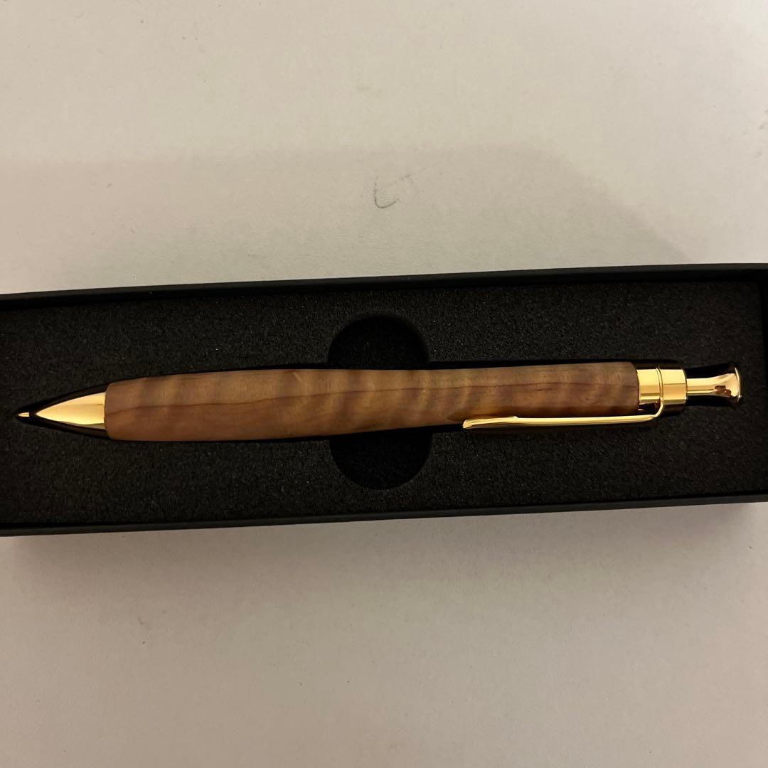 こぶた工房　木軸シャーペン0.5mm　日光杉極上杢