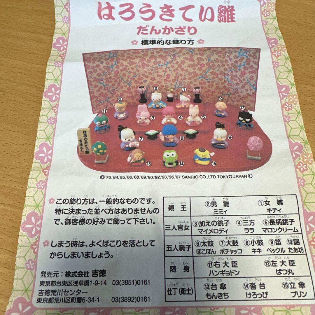 吉徳 Sanrio サンリオ お雛様 おひなさま ひなまつり