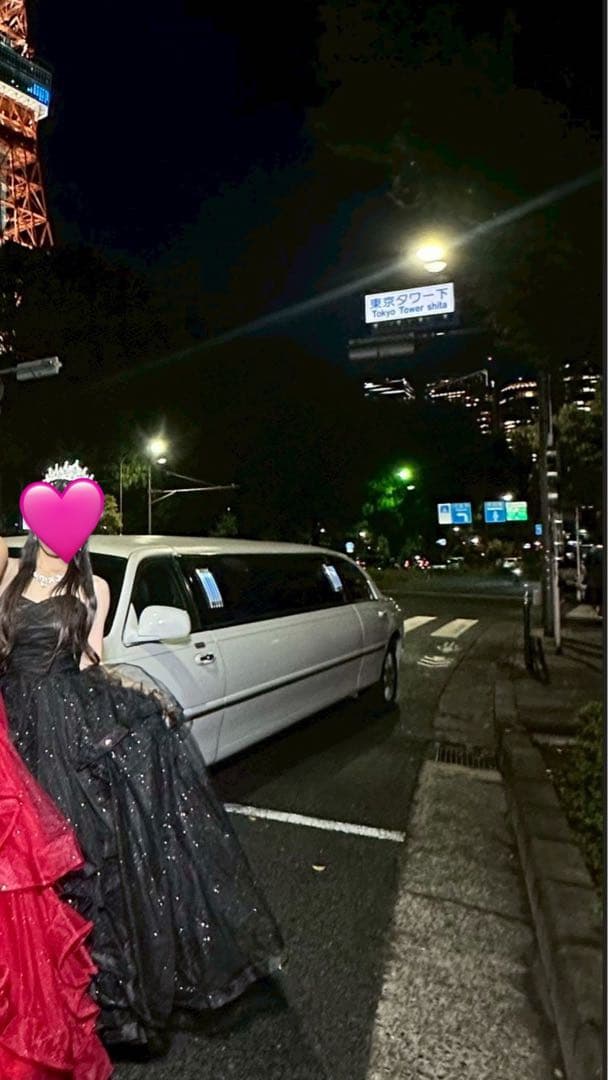 文化祭　黒ドレス