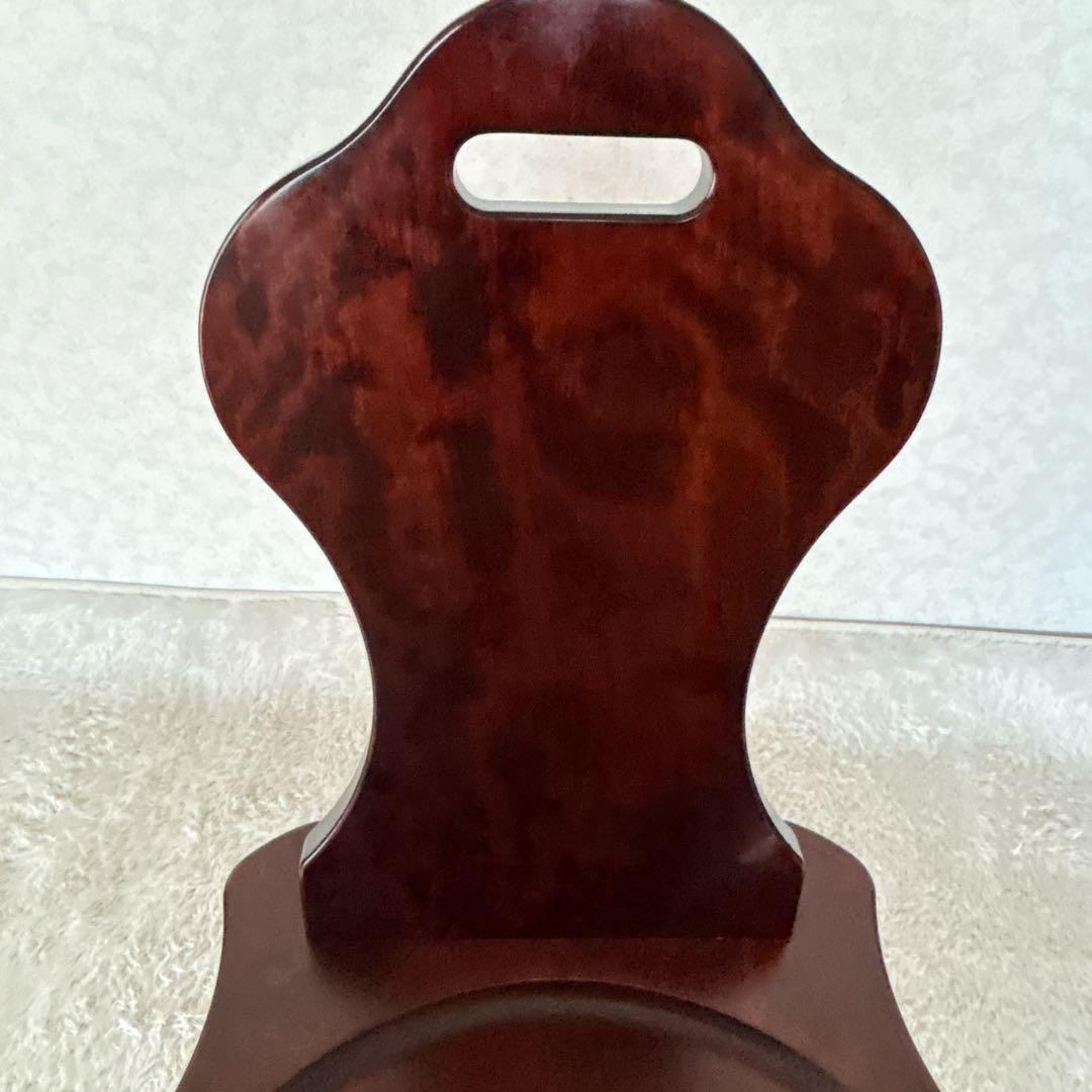 梅干様リクエスト品2脚セット】クリエイトファニチャー 天然木 名作椅子 カバ材