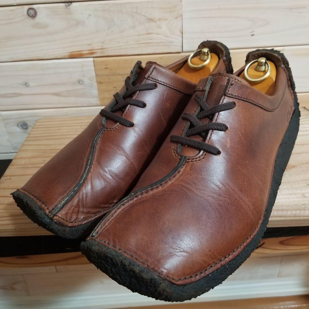 美品　廃盤　Clarks　アルバーニ　レザー　ワラビーブーツ　28