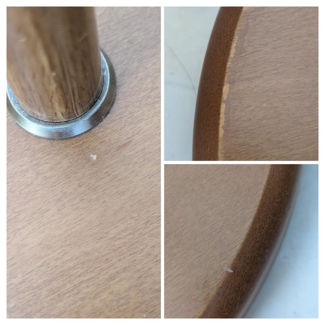 90年代 ビンテージ ファブリックシェード×ウッド スタンド フロアライト 美品