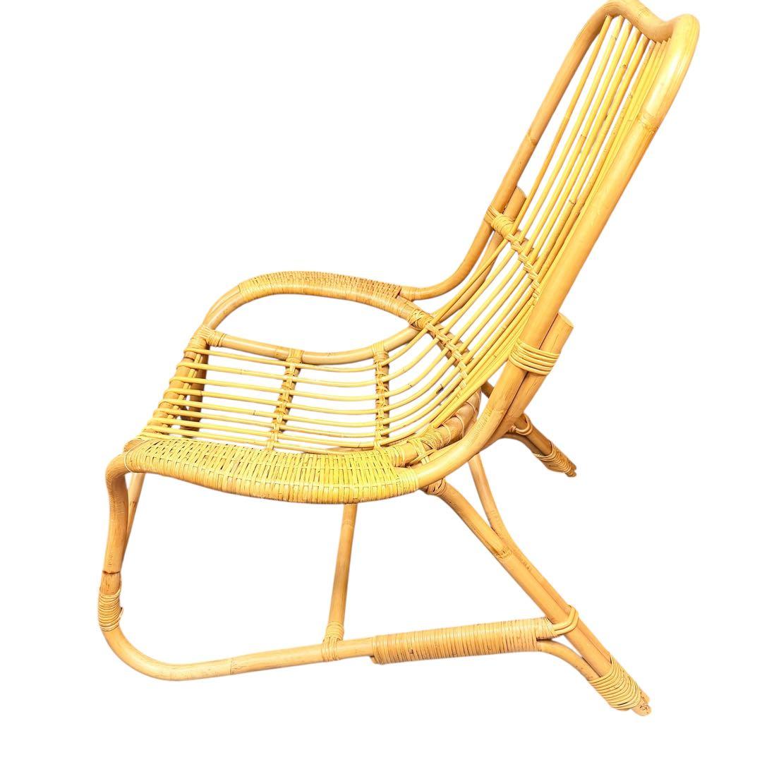 unico WEAVA ラウンジチェア ラタンチェア ハイバックチェア