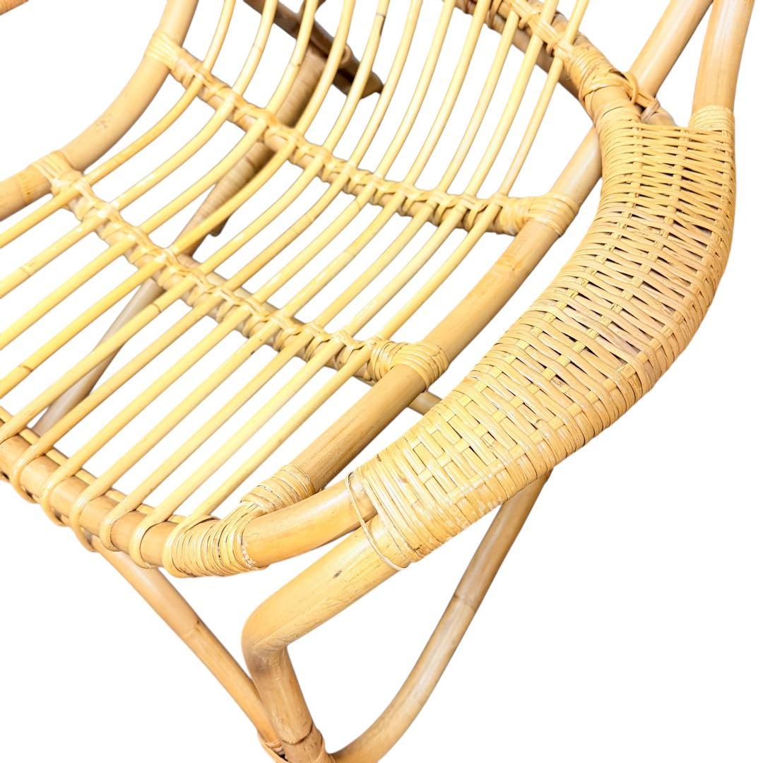 unico WEAVA ラウンジチェア ラタンチェア ハイバックチェア