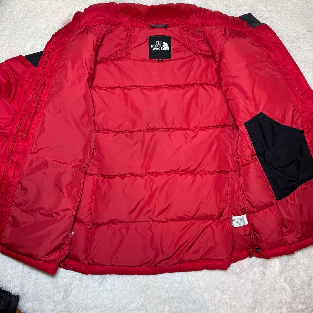 ノースフェイス ダウンジャケット レッドキッズ XXL