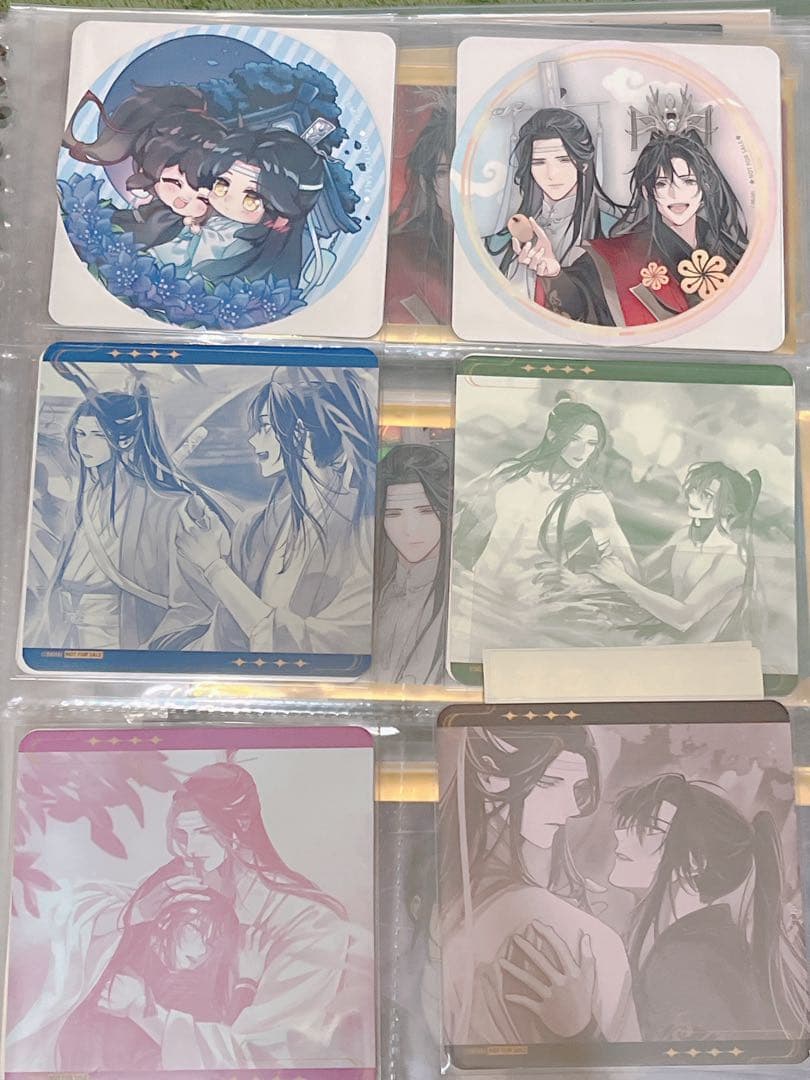 魔道祖師　コースター　公式茶屋　旧柄　46枚