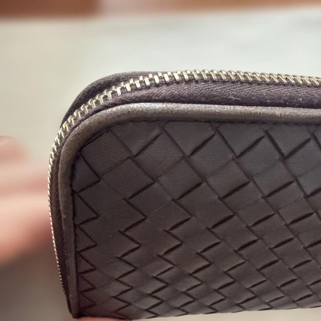 ボッテガヴェネタ 長財布 ダークブラウン