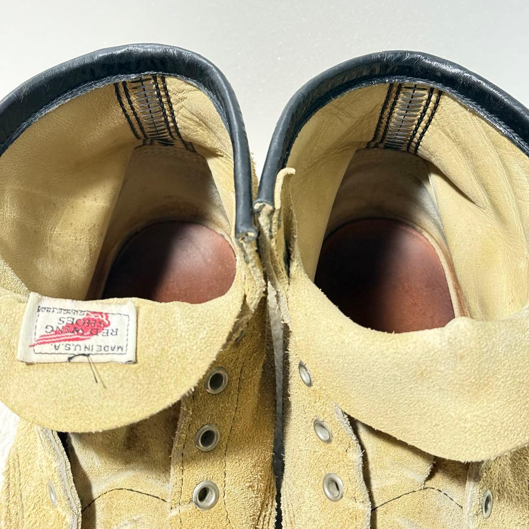 RED WING 8173 スエードモックトゥ 刺繍タグ 9E 27cm 90s