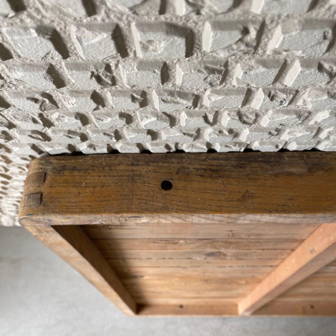 ストーブ台　薪ストーブ　タイル張り　古民家　昭和レトロ　b3