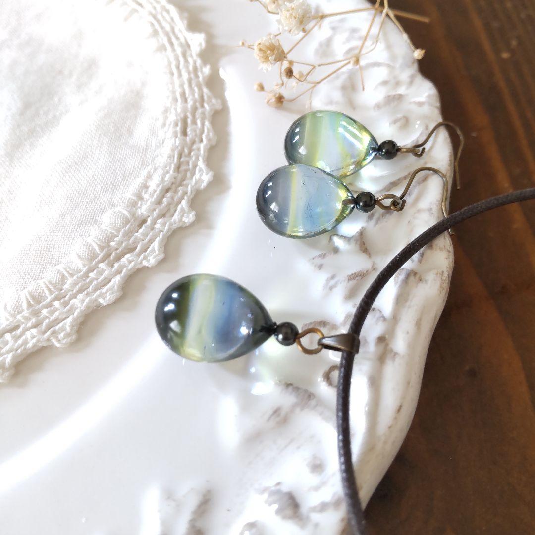 ちびさま専用◎手作りガラスのアクセサリー ９点おまとめ(メルカリ便匿名配送対応)