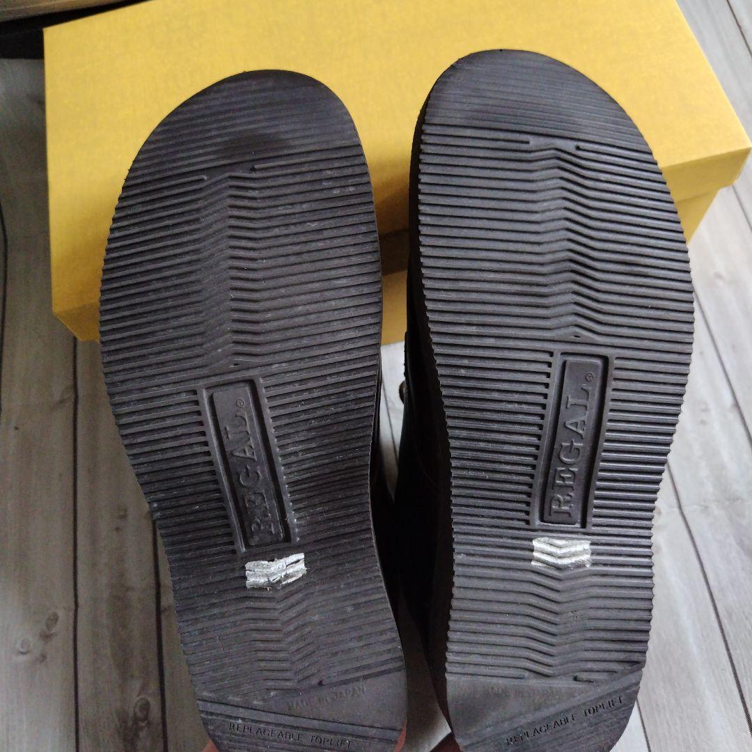 REGAL Walker ダークブラウン ワークブーツ　25cm 幅広EEE