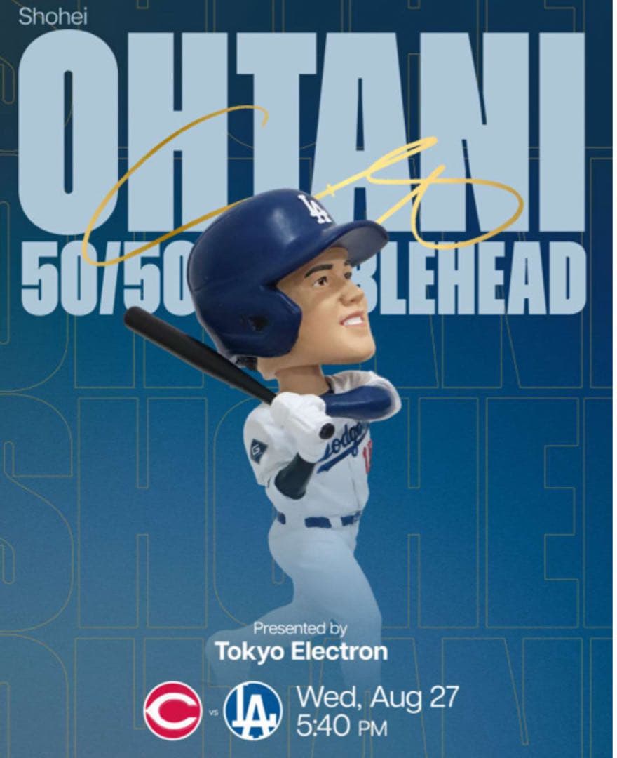 大谷翔平　ボブルヘッド　50/50 セット　ドジャース　来場者限定　新品