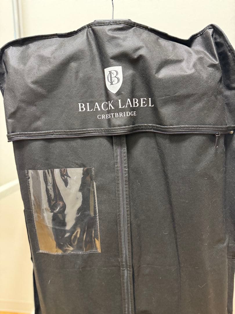 BLACK LABEL CRESTBRIDGE ダークブルー ストライプスーツ