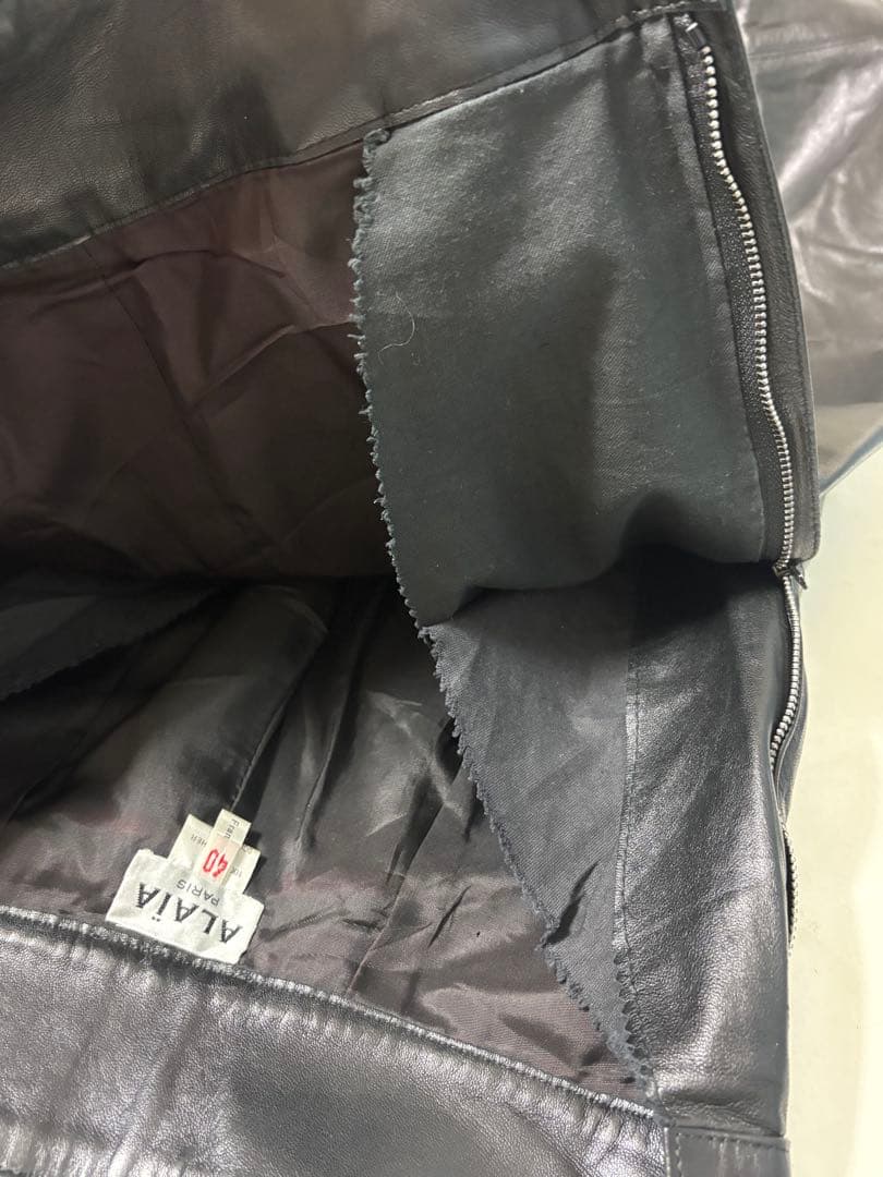 ALAÏA アライヤ［80〜90年］ヴィンテージ　レザーパンツ