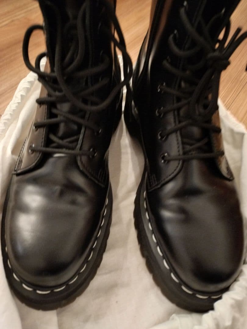 【日本限定】Dr.Martens　jadon ホワイトステッチ 厚底 uk10