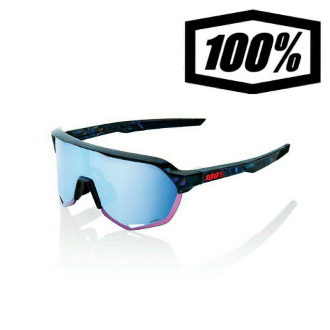 100% S2 ブラックホログラフィック ワンハンドレッド サングラス