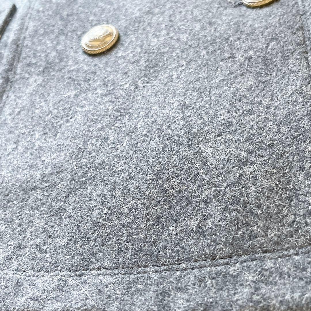 美品★バーバリーブルーレーベル　Pコート　金ボタン　ナポレオンコート　38