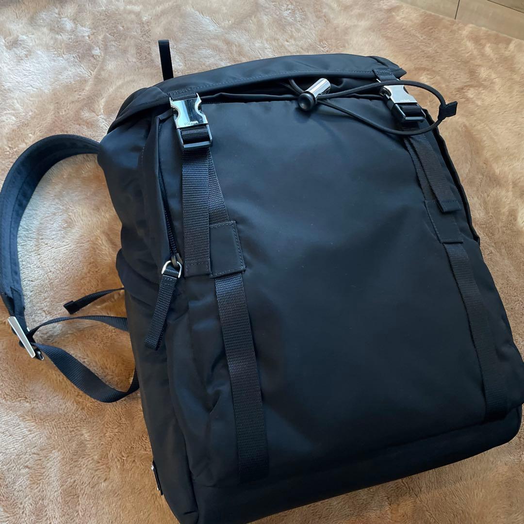 未使用級/RFID認証　プラダ　バックパック　2VZ062 テスートブラック