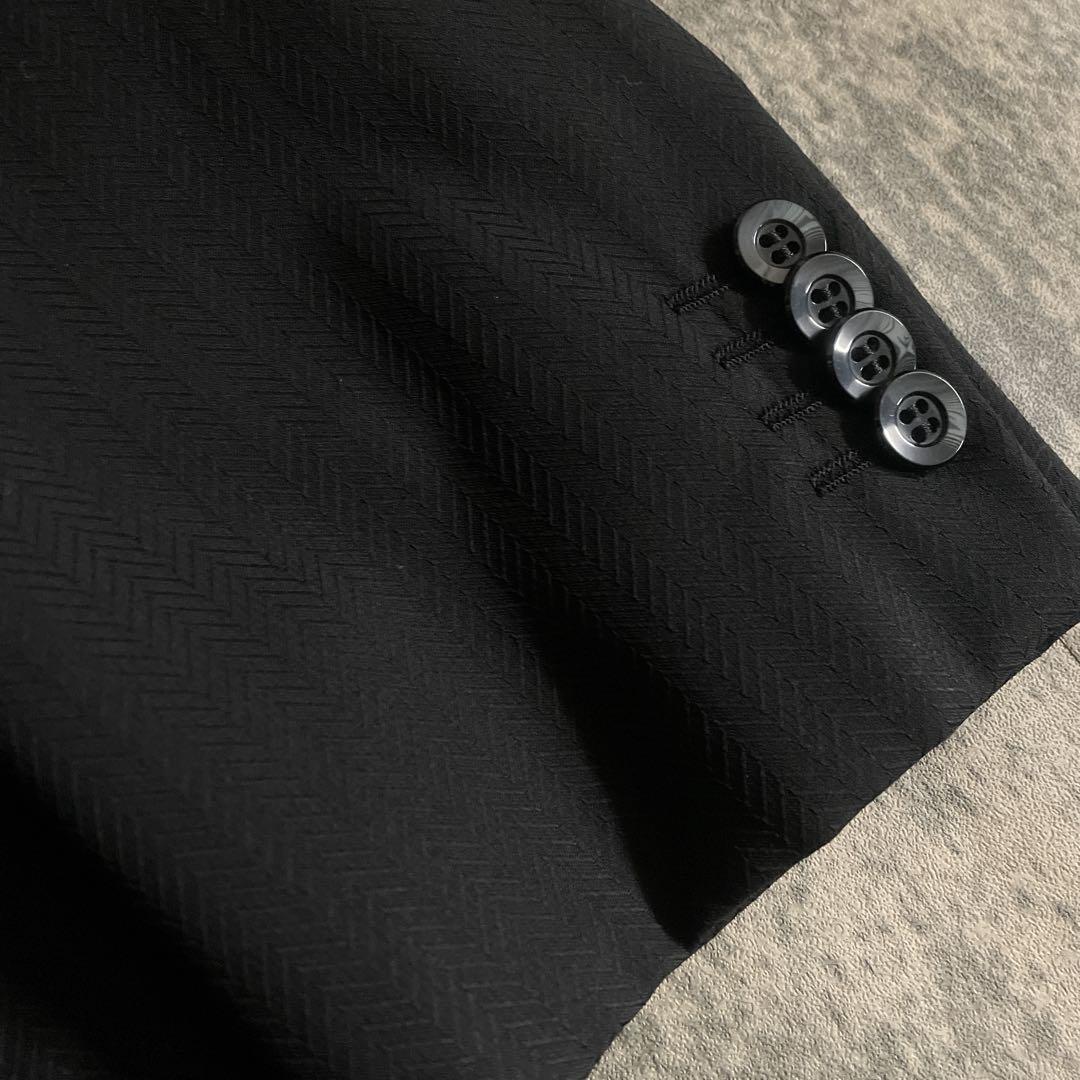 極美品 極上ウール Christian Dior ネクタイ 蛇柄 ダブルスーツ