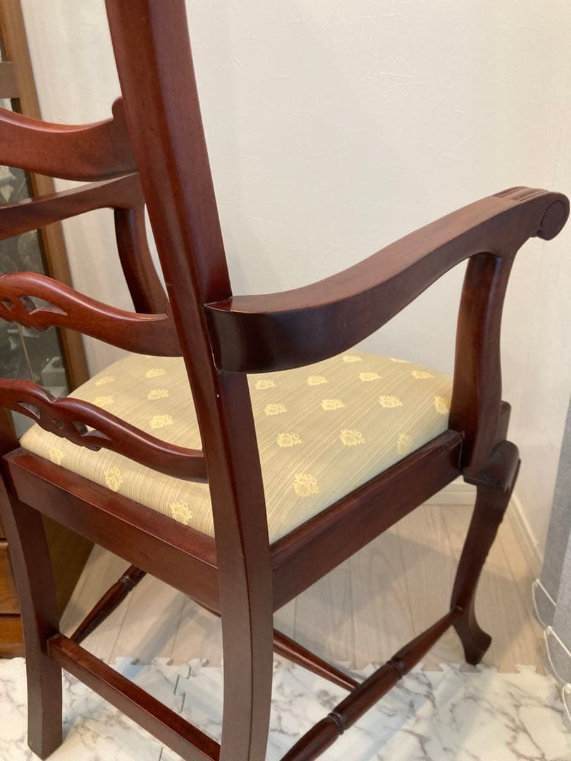 高級　アダムスタイル　デザイン　クラシックスタイル 木製椅子