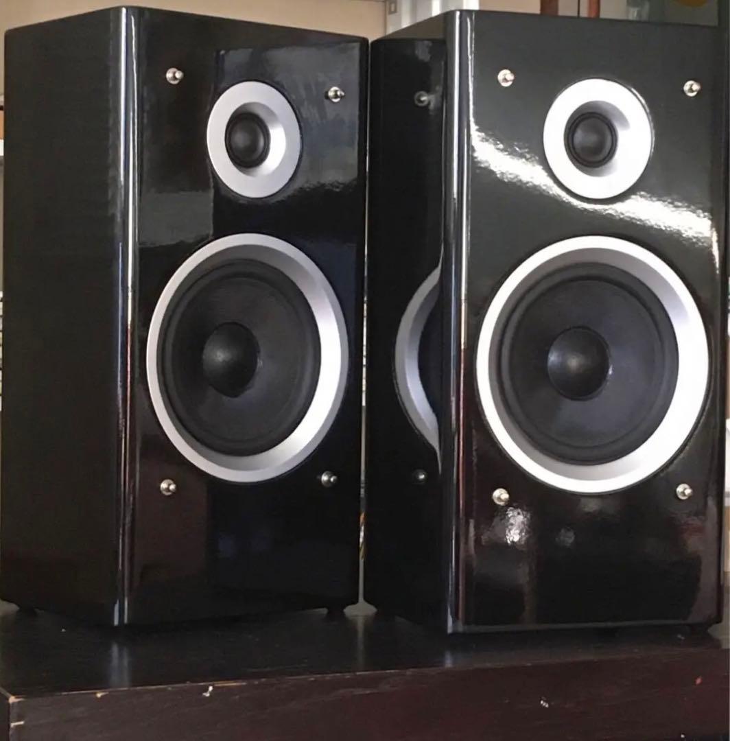 [お勧め] 端子に難 小型 不明 スピーカー ペア