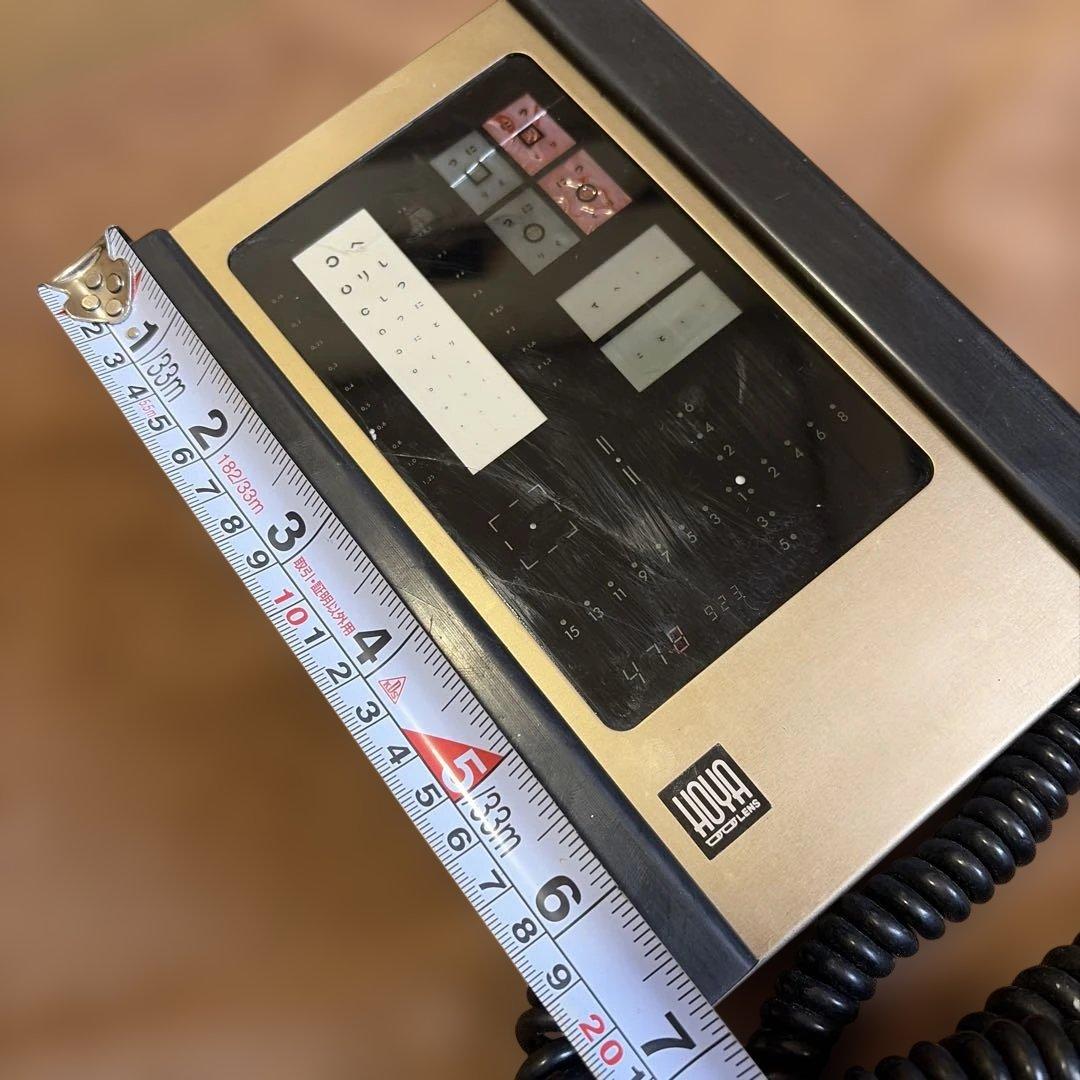 現状　昭和レトロ品 老眼視力検査器　HOYA OPTOPROX Essilor