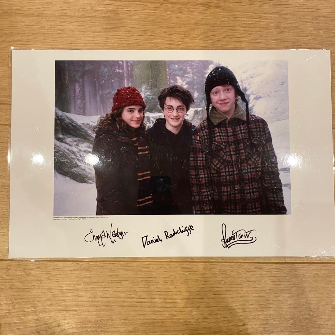 ☆非売品・超希少☆ ハリー・ポッター サイン入り限定ポスター ミニポスター