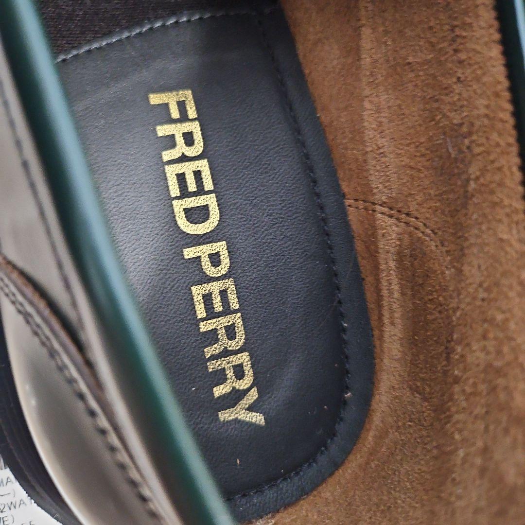 FRED PERRY ダークグリーン ローファー　24cm