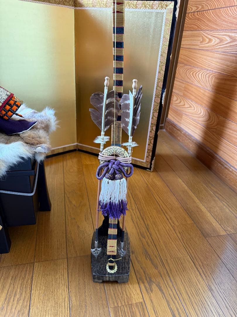 五月人形　兜飾り 金屏風 などセット