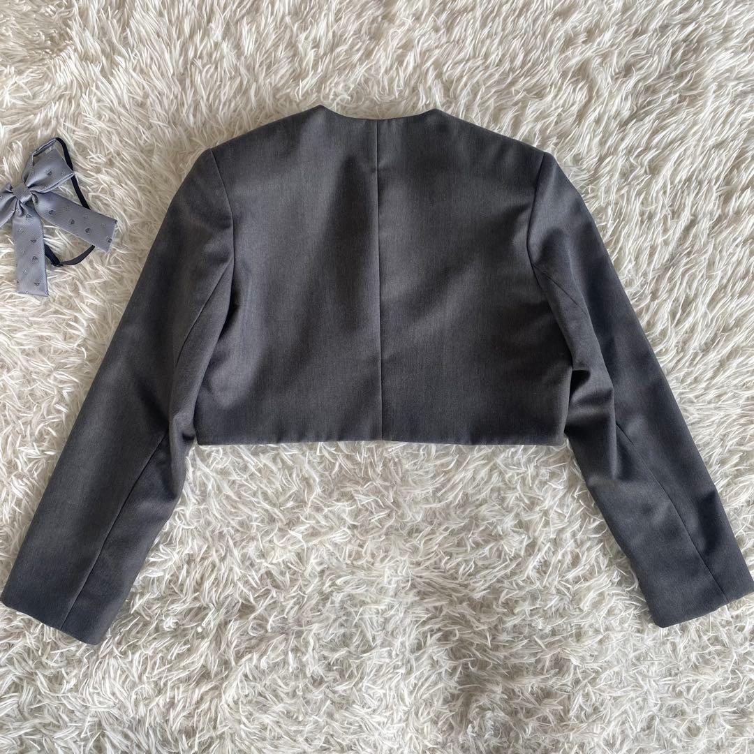 【極美品】アリサナ　165cm フォーマル4点セット　ボレロ　ワンピース　グレー