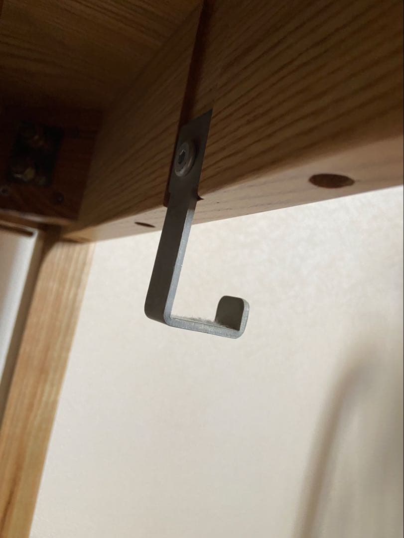 (直接手渡し) 廃盤 無印良品 タモ材 デスク キャビネット チェア 3点セット