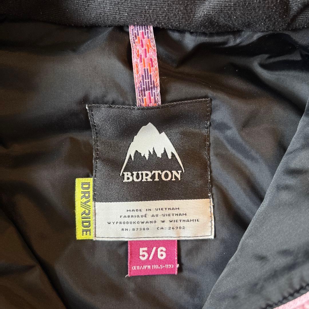 Kさん専用　BURTON スノーボードウェア 5/6 花柄　120センチ