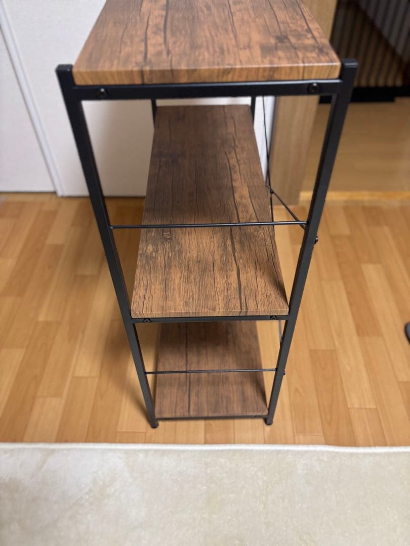 オールドアイアンラック3段