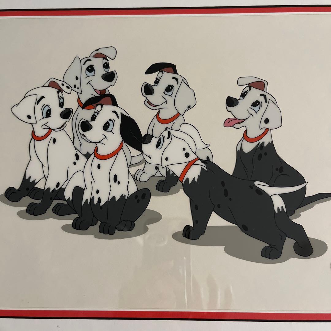 ウォルトディズニー　101匹わんちゃんセル画　額縁付き