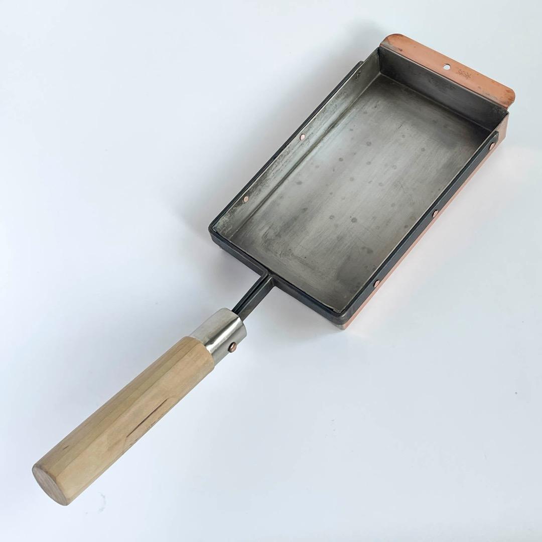 京都 有次 銅 卵焼き器（玉子焼鍋）10.5✕18cm