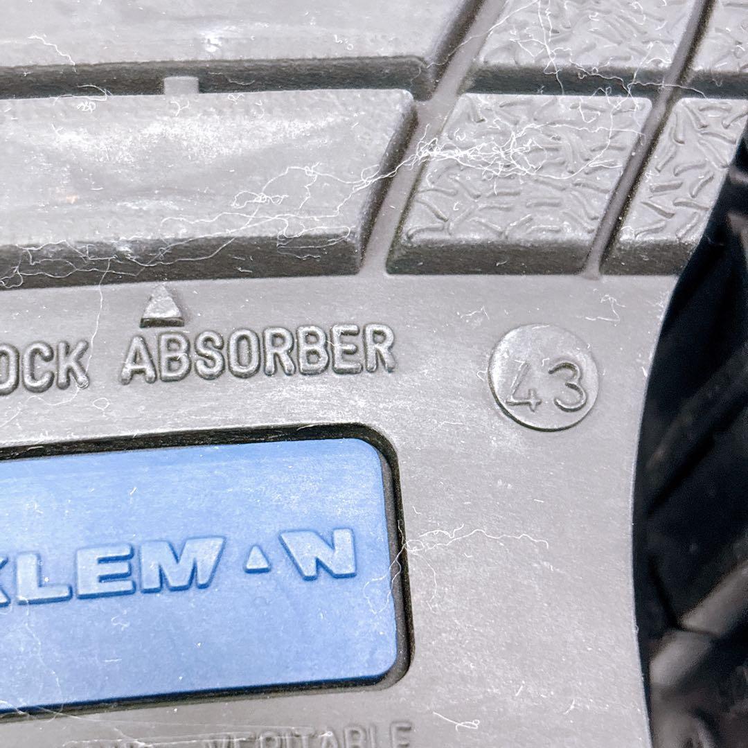 【美品】KLEMAN PADROR チロリアンシューズ 43 黒 レザー