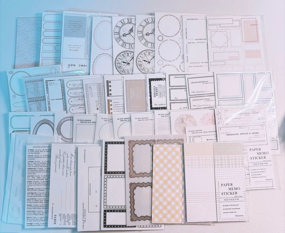 ggaggong、dalla他メモ150点以上、デザペ35点以上まとめ売り