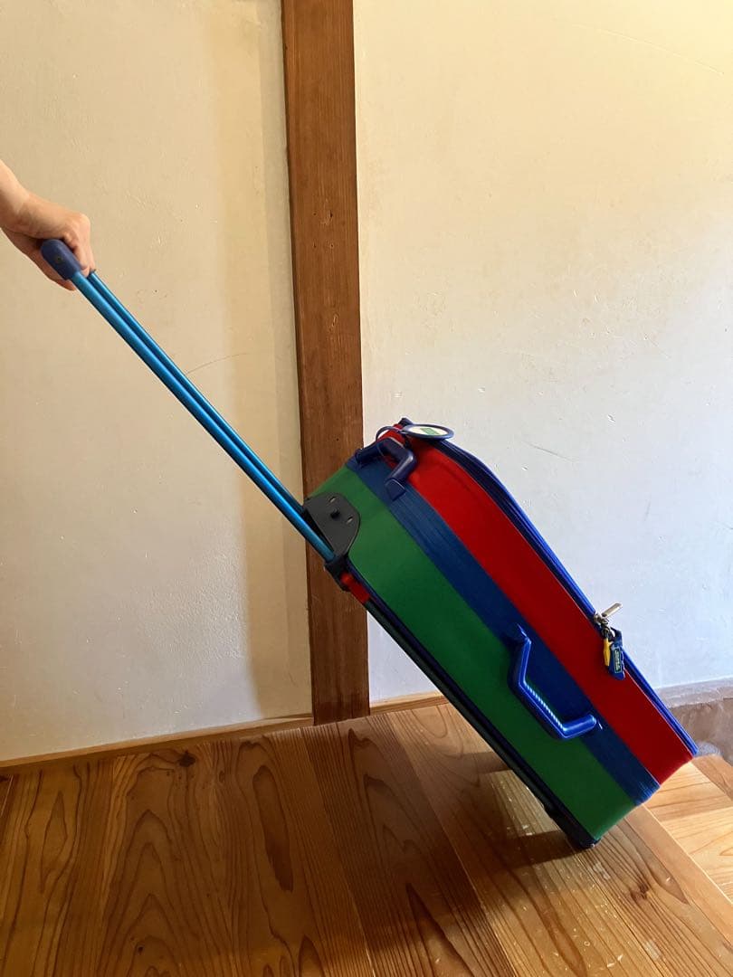 【希少・良品】ベネトン キャリーケース ヴィンテージ　レトロカラー