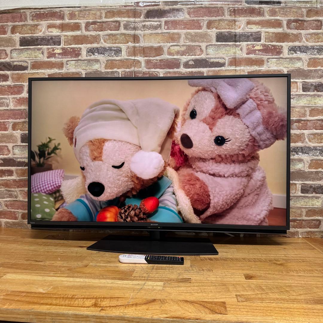 シャープ 45V型 4K 液晶テレビ AQUOS 4T-C45BL1 動画アプリ